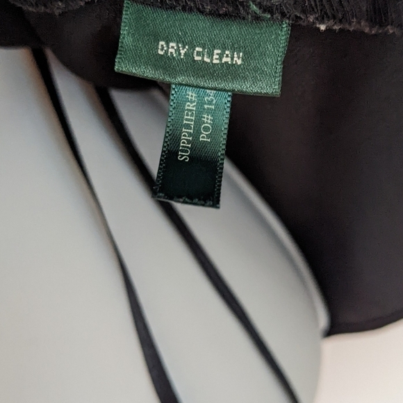 Ralph Lauren black pleated halter top size Medium - Picture 4 of 9